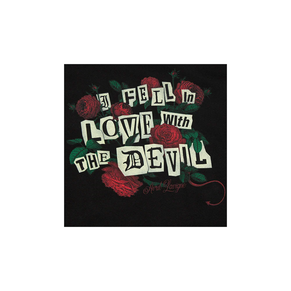 I Fell In Love With The Devil Roses Zip-Up Hoodie - Image 3
